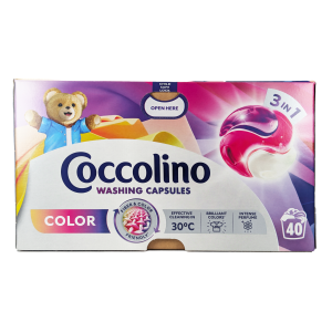 Coccolino kapsule za barvno perilo očistijo in zmehčajo vaša oblačila. Več izdelkov na shiny-outlet.si