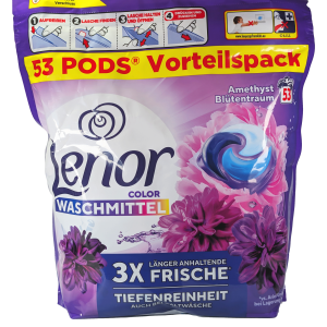 Lenor kapsule za barvno perilo očistijo in zmehčajo vaša oblačila. Več izdelkov na shiny-outlet.si