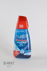 Finish Power gel All in 1, izjemna moč pranja in čudovit lesk po pranju. Dober učinek, še boljša cena na shiny-outlet.si