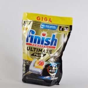 Finish Ultimate Plus kapsule, zelo učinkovite pri pomivanju na krajših pralnih programih. Preverite in nakupujte ugodneje na shiny-outlet.si