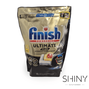 Finish Ultimate Plus kapsule za strojno pomivanje posode z izjemno močjo čiščenja in sijajem. Nakupujte na shiny-outlet.si, kjer se vse ugodneje dobi.