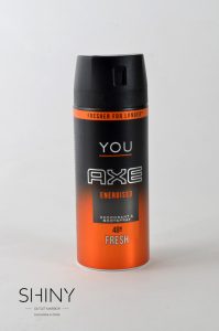 Axe deodorant v spreju Energised Fresh. 48 urna svežina za moške. Zaščita pred potenjem, ugoden nakup na shiny-outlet.si