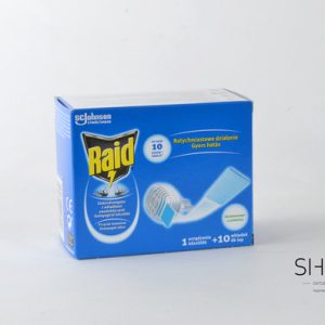 Raid električni aparat s tableto proti komarjem, učinkuje 10 dni in noči, tudi proti tigrastim komarjem. Ugoden nakup na shiny-outlet.si