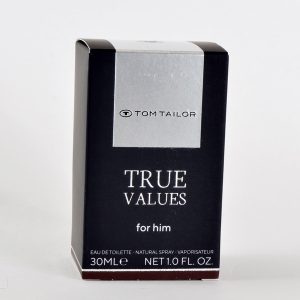 Tom Tailor toaletna voda True Values za moške. Iz naravnih sestavin, za daljšo obstojnost vonja. Priznane blagovne znamke, sedaj ugodneje na shiny-outlet.si