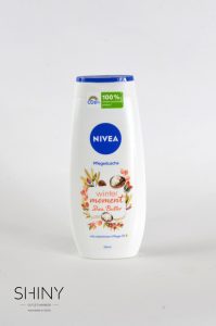 Nivea tekoče milo Shea Butter, obogateno s karitejevim maslom. 100 % klimatsko neutraliziran produkt, sedaj ugodneje na shiny-outlet.si