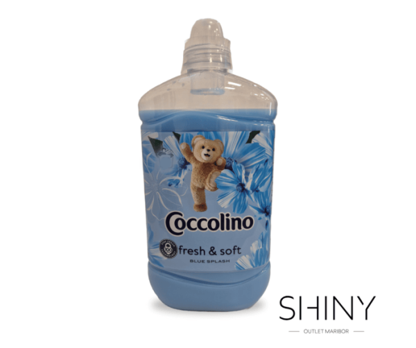 Coccolino mehčalec Blue Splash, z vonjem sandalovine, jabolka in cvetlic. Najbolj priljubljena izbira in najugodnejši nakup na shiny-outlet.si