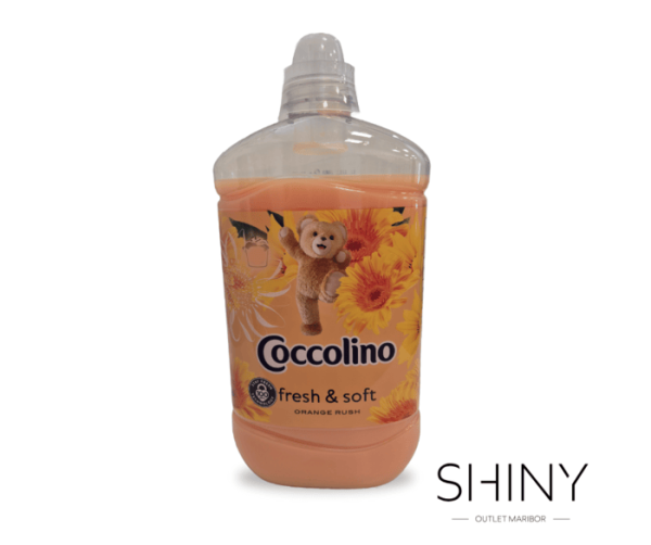 Mehčalec Coccolino Orange Rush z vonjem grenivk, marelic in malin. Z novo tehnologijo za obstojno svežino. Najugodnejše nakupovanje na shiny-outlet.si