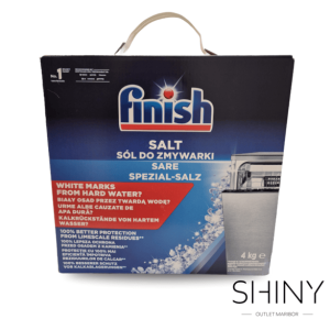 Finish sol za pomivalni stroj, za preprečevanje nastajanja vodnega kamna. Velika količina, ugodnejša izbira na shiny-outlet.si.