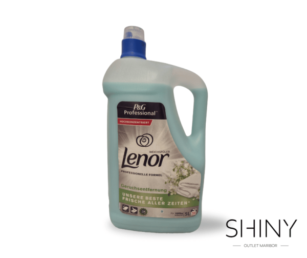 Lenor mehčalec s posebno zasnovo, ki razblini neprijetne vonjave iz globine tekstila. Izjemno velika količina, veliko ugodneje na shiny-outlet.si