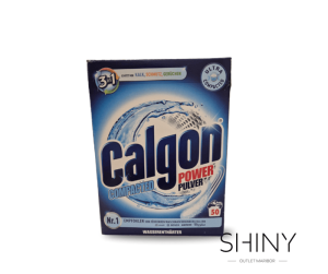 Calgon prašek za odstranjevanje apna, umazanije in vodnega kamna. Zaščiti boben in filter pralnega stroja. Učinkovito in ugodno na shiny-outlet.si