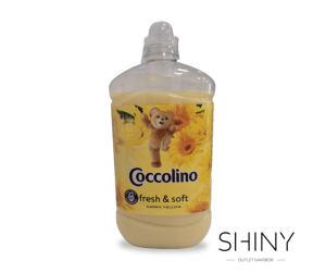 Coccolino mehčalec Happy Yellow z vonjem cedre, jasmina in pomaranče - večja količina, najugodneje na shiny-outlet.si