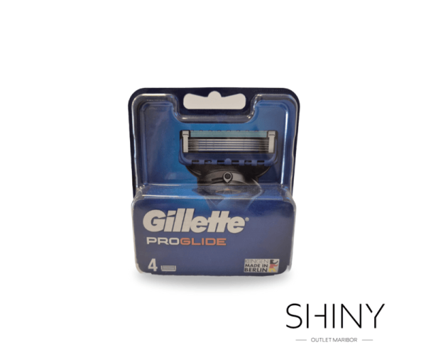 Gillette žiletke Pro glide z naprednimi rezili za gladko britje kože ali natančno oblikovanje brade in pričeske. Odlična izbira na shiny-outlet.si