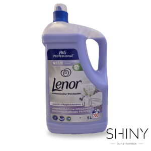 Lenor mehčalec z vonjem sivke in šmarnice. Svežina pranja z naravnimi izvlečki. Večja količina, najugodneje doslej, na shiny-outlet.si