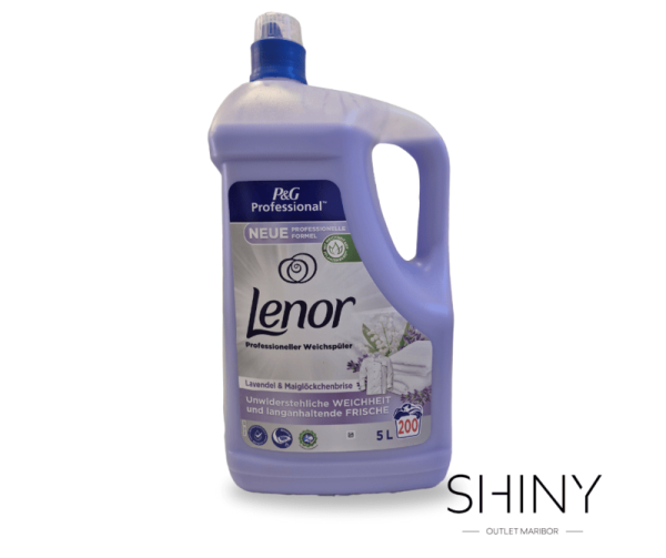 Lenor mehčalec z vonjem sivke in šmarnice. Svežina pranja z naravnimi izvlečki. Večja količina, najugodneje doslej, na shiny-outlet.si