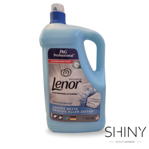 Lenor mehčalec - profesionalna formula iz naravnih izvlečkov. Osvežitev z vonjem oceana. Na voljo v veliki količini, najugodneje doslej na shiny-outlet.si