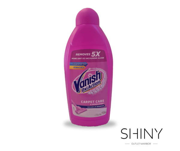 Vanish Oxi Action čistilo za preproge, učinkovito vakumsko odstranjevanje umazanije. Tekstura šampona. Najugodnejše nakupovanje na shiny-outlet.si