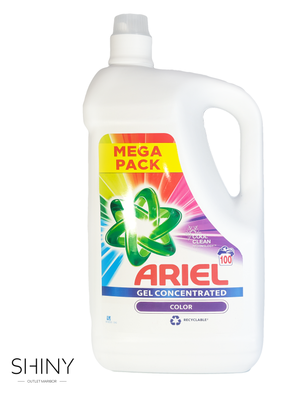 Ariel detergenti za briljantno belino in svežino. Najboljše akcije vas čakajo na shiny-outlet.si.