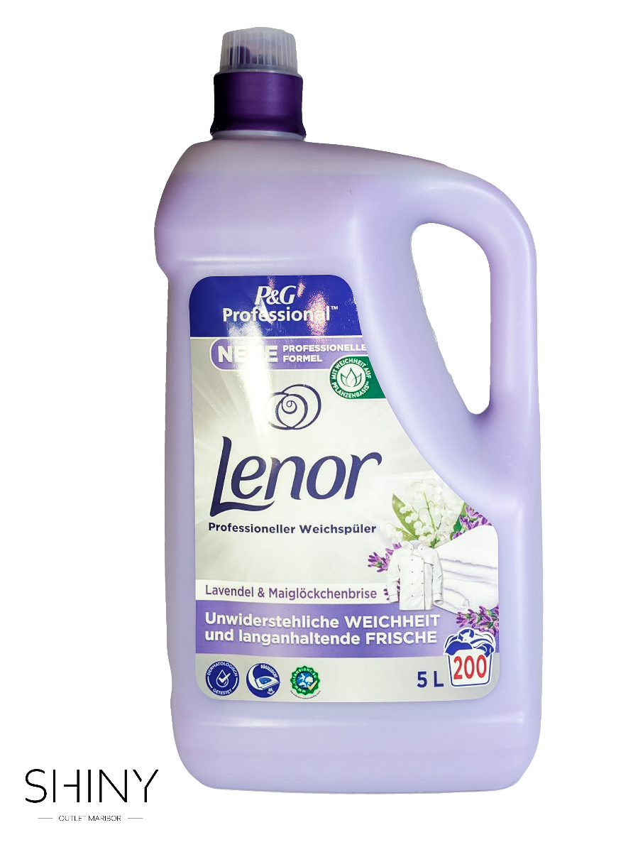 Lenor mehčalci vašemu perilu podarijo svilnato mehkobo in dolgotrajno svežino. Izberite svojo najljubšo dišavo na shiny-outlet.si.