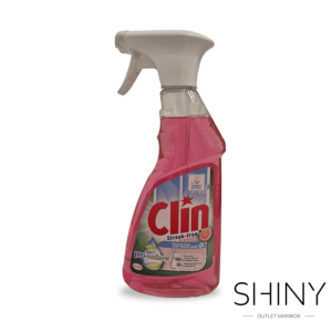 Čistilo za steklo Clin, z rdečo pomarančo. Ecolabel iz 99 % naravnih sestavin. Pro Nature za bleščeče čista stekla. Pro nakup na shiny-outlet.si.