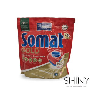 Somat tablete Gold za ekološko strojno pomivanje posode. Čisto, brilijantno in najugodneje doslej na shiny-outlet.si