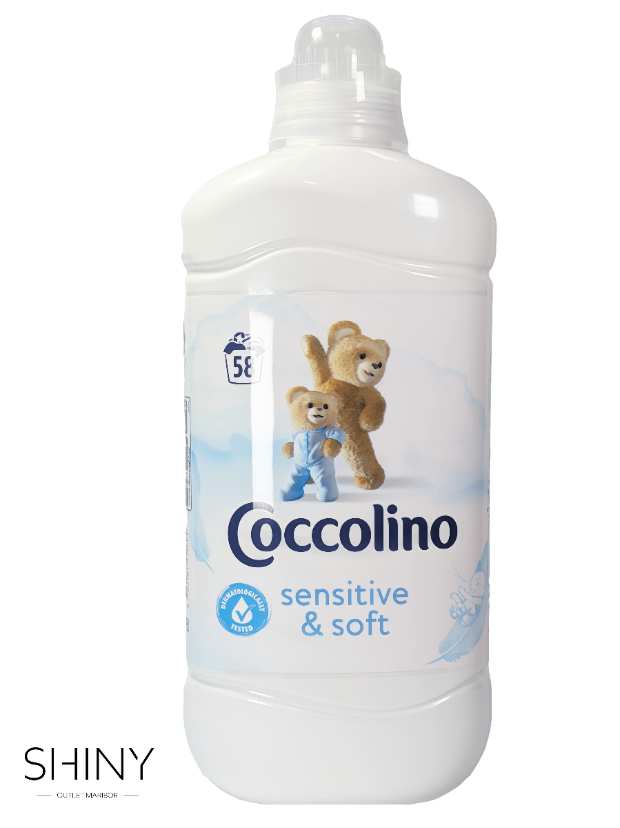 Mehčalci Coccolino poskrbijo za mehka, dišeča oblačila in dolgotrajno svežino perila. Več na shiny-outlet.si