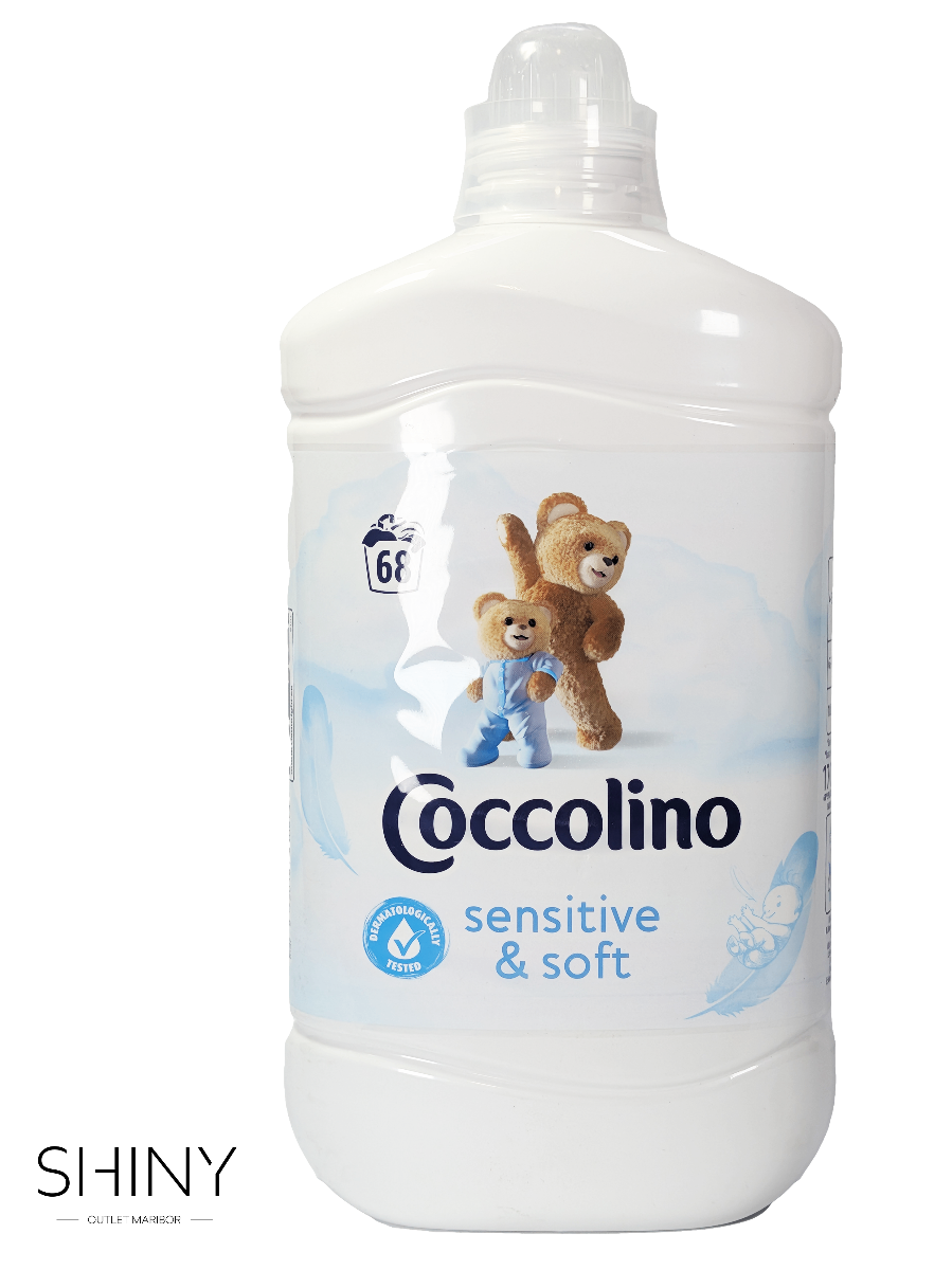 Mehčalci Coccolino poskrbijo za mehka, dišeča oblačila in dolgotrajno svežino perila. Več na shiny-outlet.si
