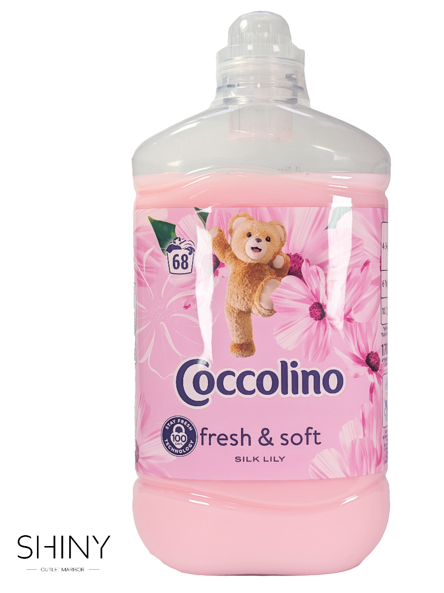 Mehčalci Coccolino poskrbijo za mehka, dišeča oblačila in dolgotrajno svežino perila. Več na shiny-outlet.si