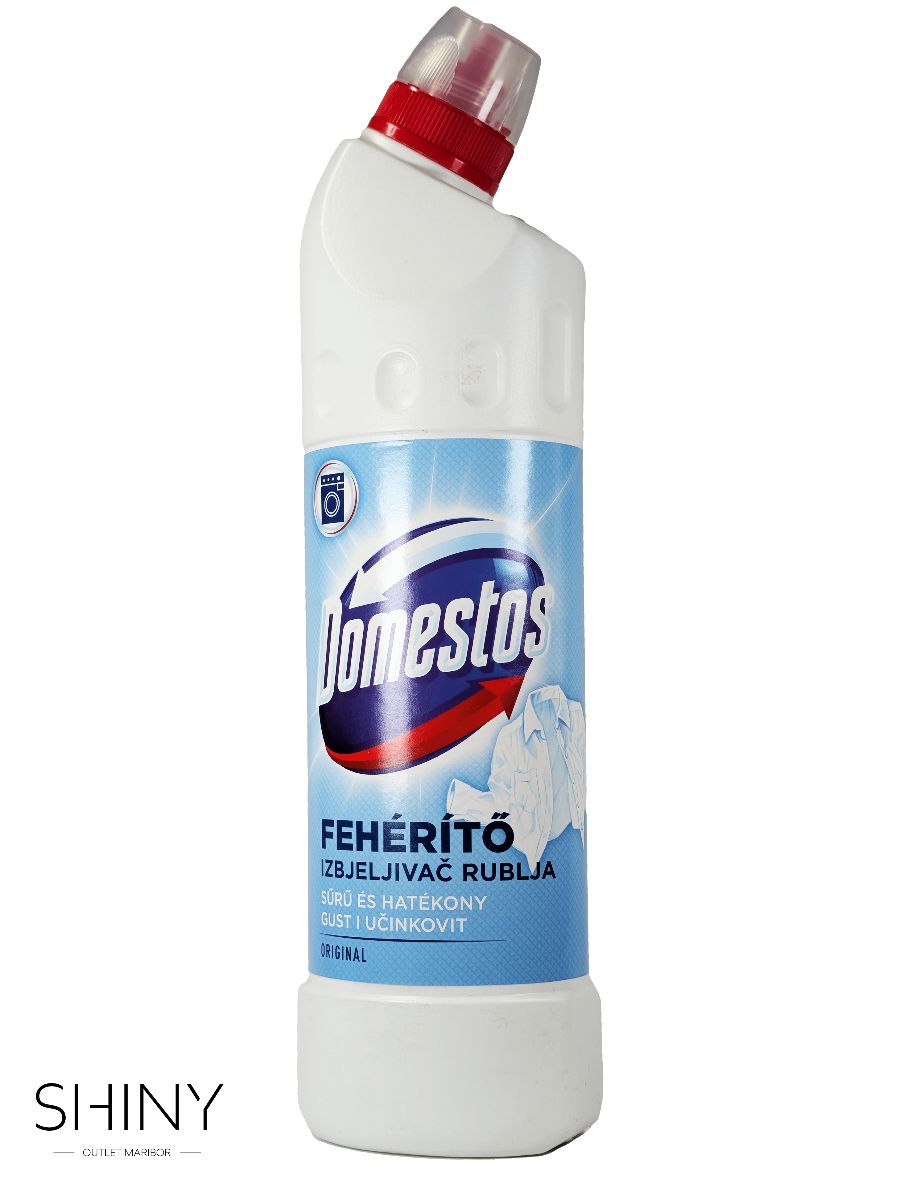Domestos belilo za tekstil učinkovito čisti, razkužuje ohranja vaša oblačila brezhibno bela. Več na shiny-outlet.si