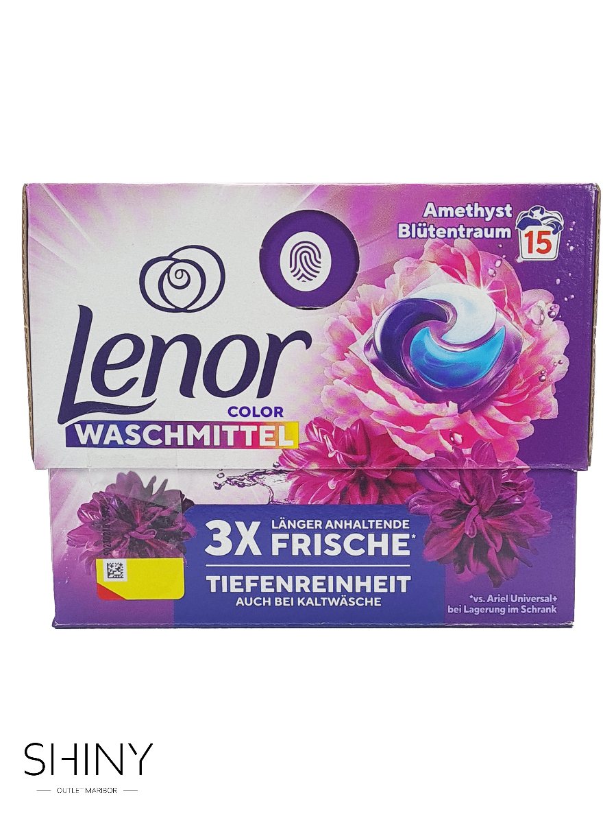 Lenor kapsule za pranje 3v1 poskrbijo za čisto, mehko in sveže perilo z neustavljivim vonjem. Ugodne cene vas čakajo na shiny-outlet.si.