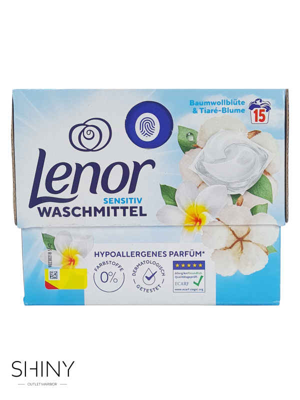 Lenor kapsule za pranje 3v1 poskrbijo za čisto, mehko in sveže perilo z neustavljivim vonjem. Ugodne cene vas čakajo na shiny-outlet.si.
