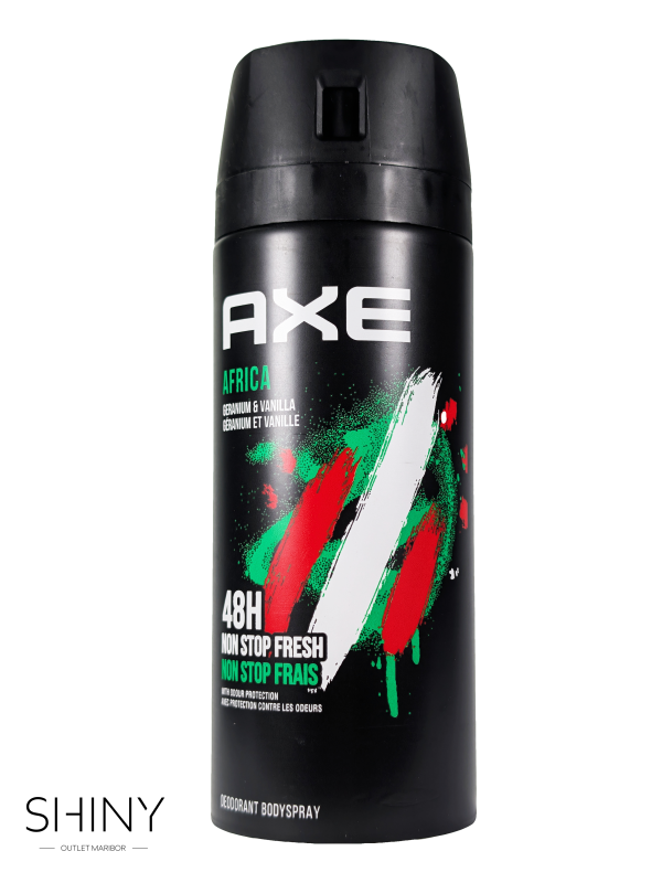 Najugodnejša ponudla Axe izdelkov samo na shiny-outlet.si. Geli za tuširanje, deodoranti v spreju in deodoranti v stiku, vse za moško nego.