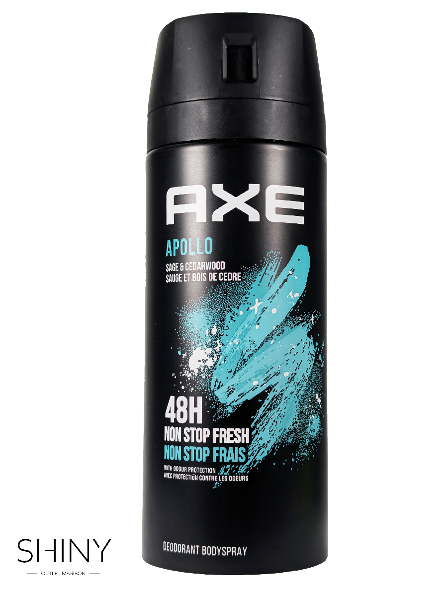 Najugodnejša ponudla Axe izdelkov samo na shiny-outlet.si. Geli za tuširanje, deodoranti v spreju in deodoranti v stiku, vse za moško nego.