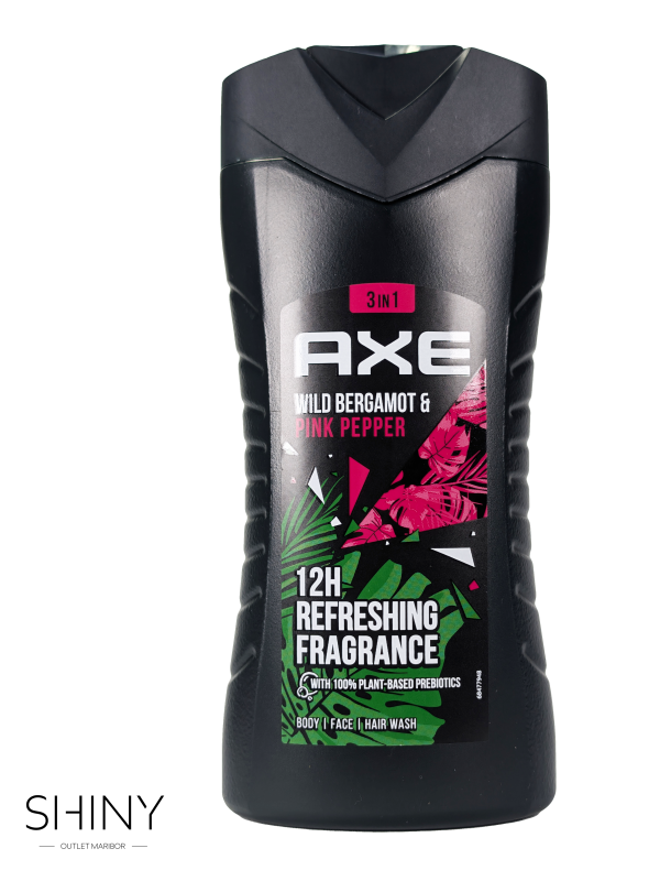 Najugodnejša ponudla Axe izdelkov samo na shiny-outlet.si. Geli za tuširanje, deodoranti v spreju in deodoranti v stiku, vse za moško nego.