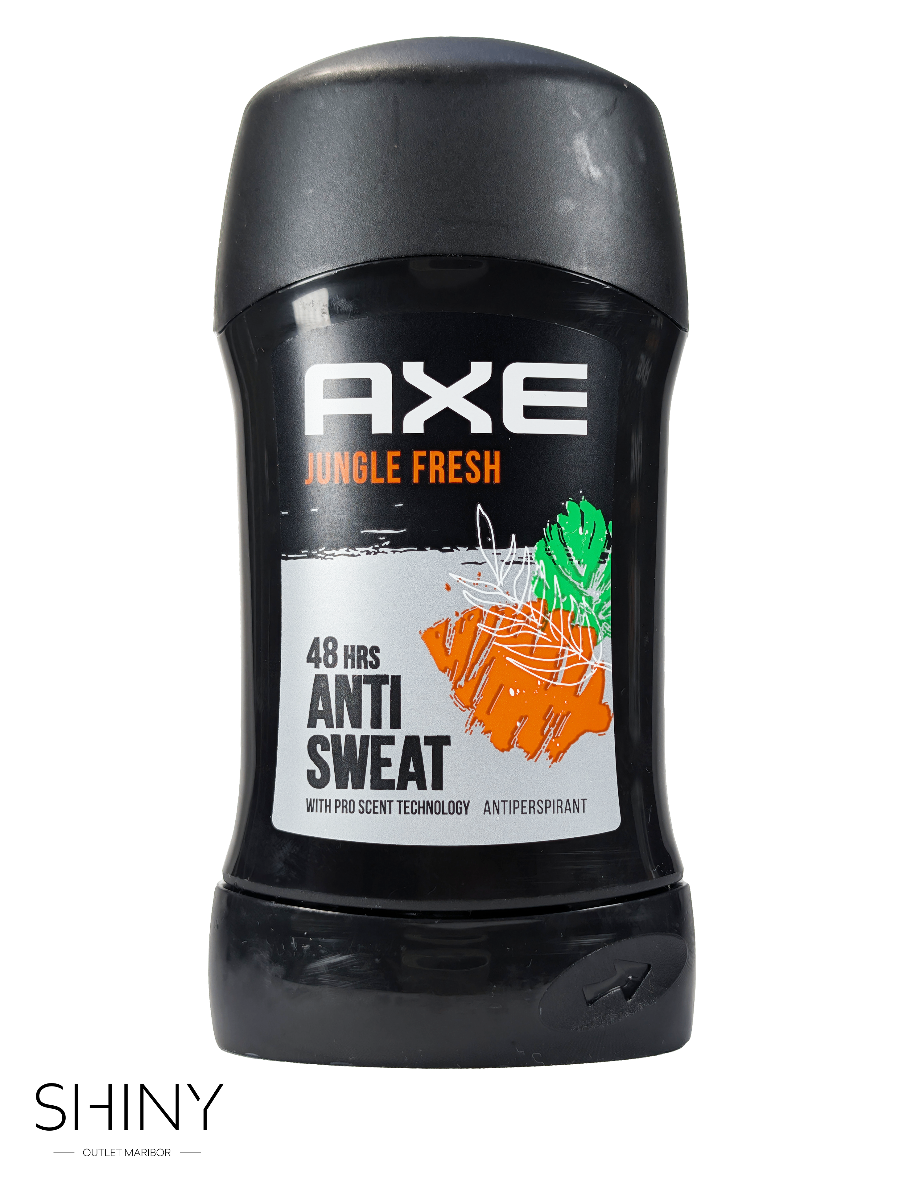 Najugodnejša ponudla Axe izdelkov samo na shiny-outlet.si. Geli za tuširanje, deodoranti v spreju in deodoranti v stiku, vse za moško nego.