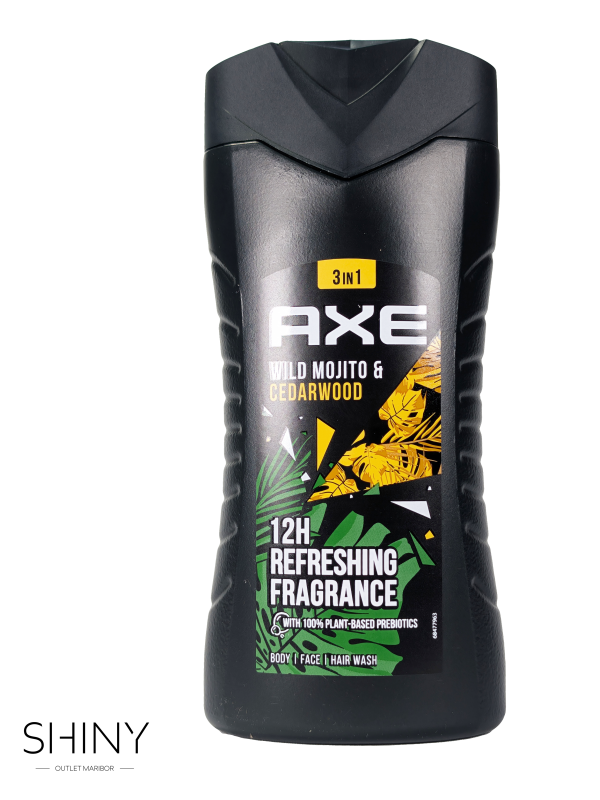 Najugodnejša ponudla Axe izdelkov samo na shiny-outlet.si. Geli za tuširanje, deodoranti v spreju in deodoranti v stiku, vse za moško nego.