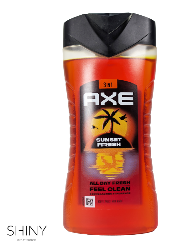 Najugodnejša ponudla Axe izdelkov samo na shiny-outlet.si. Geli za tuširanje, deodoranti v spreju in deodoranti v stiku, vse za moško nego.