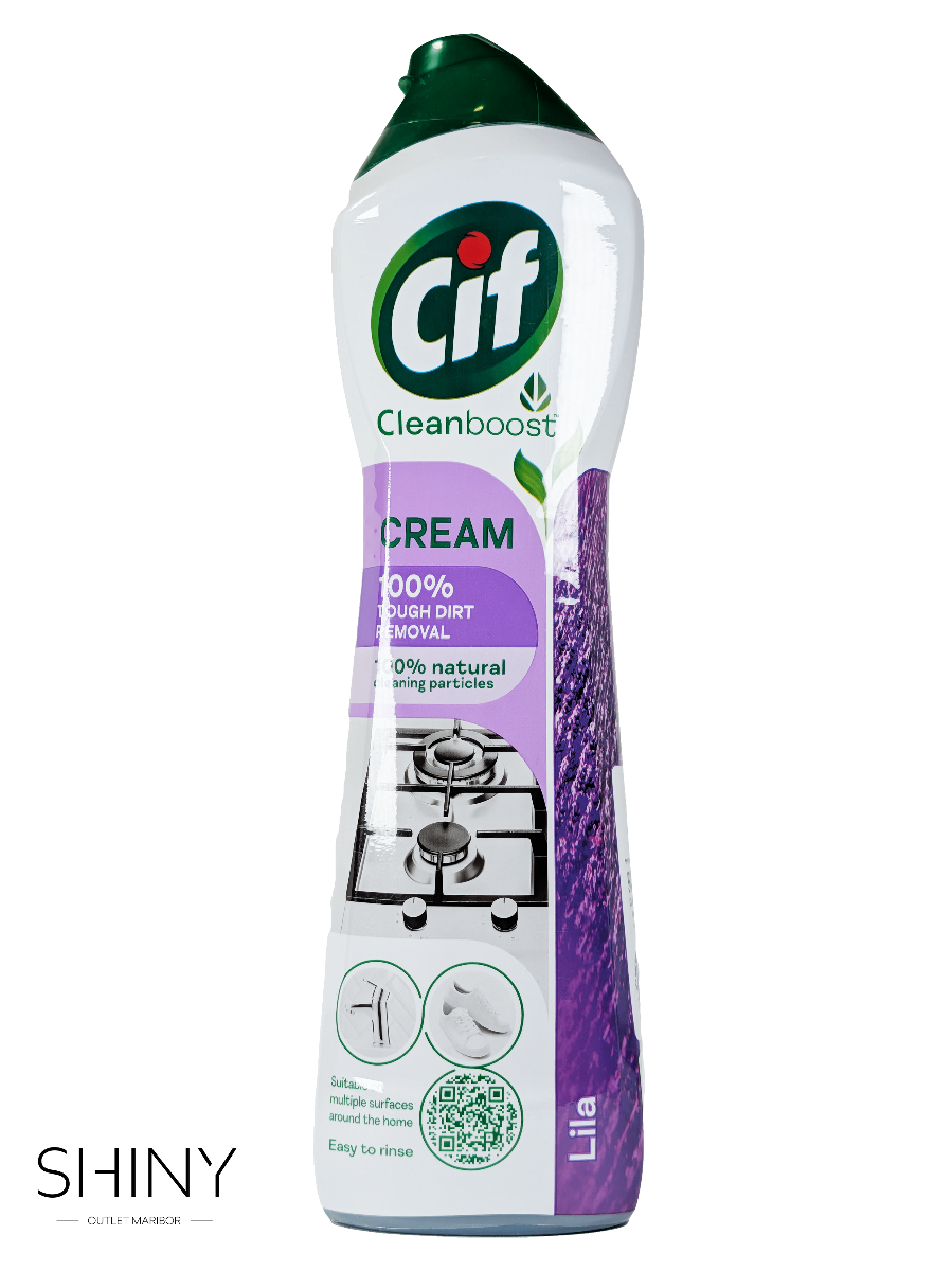Cif Cream odstrani trdovratno umazanijo in povrne sijaj površinam – več ugodnih nakupov na shiny-outlet.si