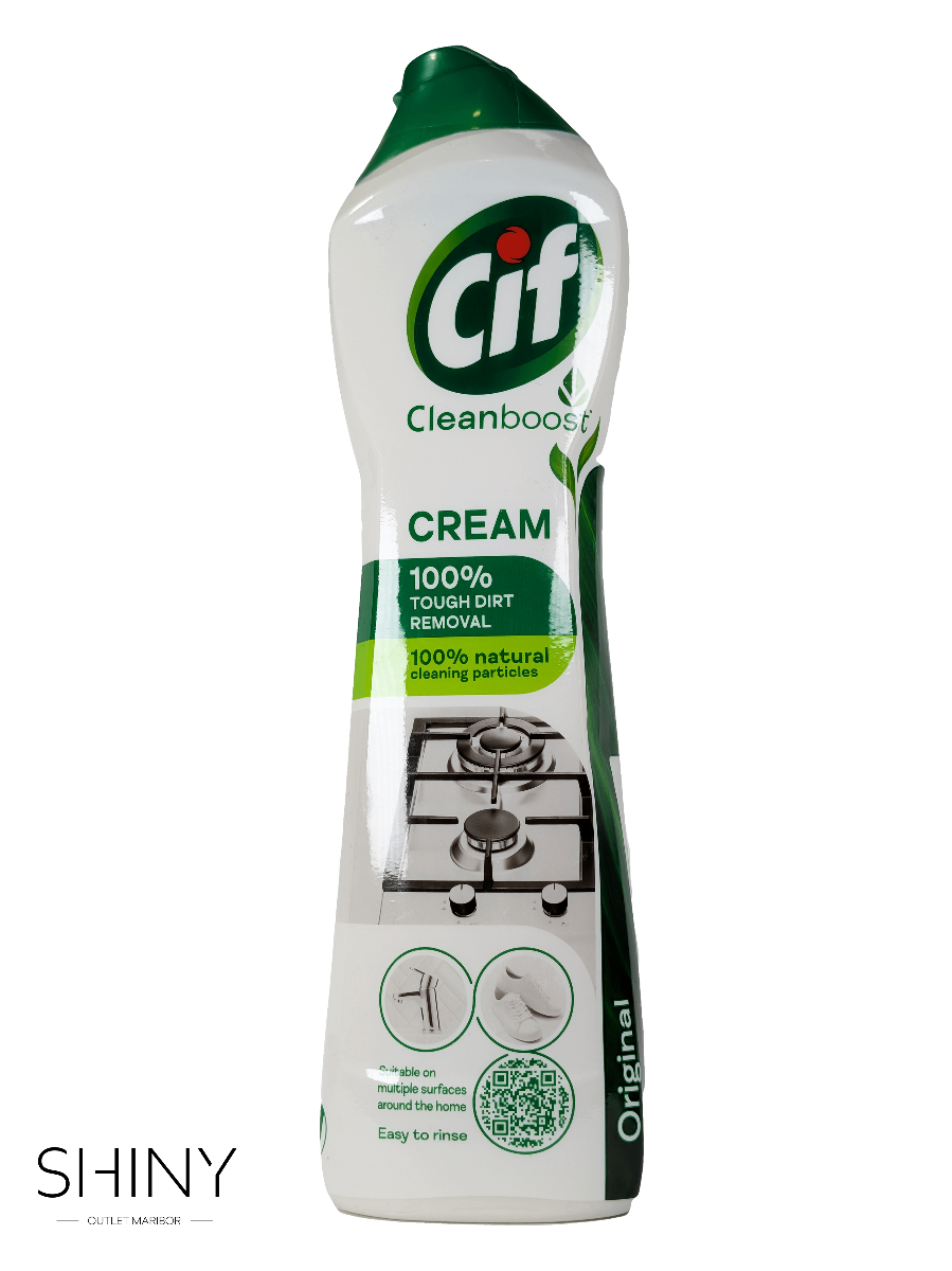 Cif Cream odstrani trdovratno umazanijo in povrne sijaj površinam – več ugodnih nakupov na shiny-outlet.si