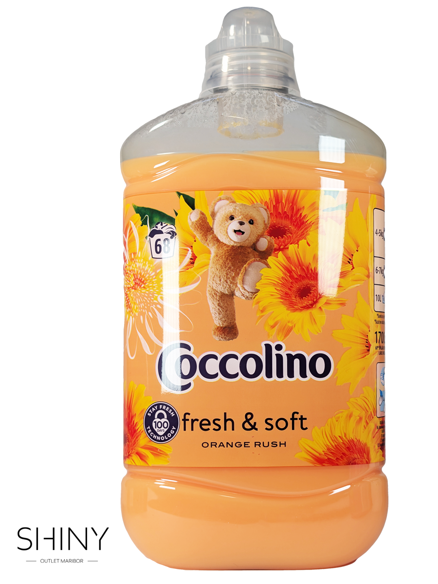Mehčalci Coccolino poskrbijo za mehka, dišeča oblačila in dolgotrajno svežino perila. Več na shiny-outlet.si