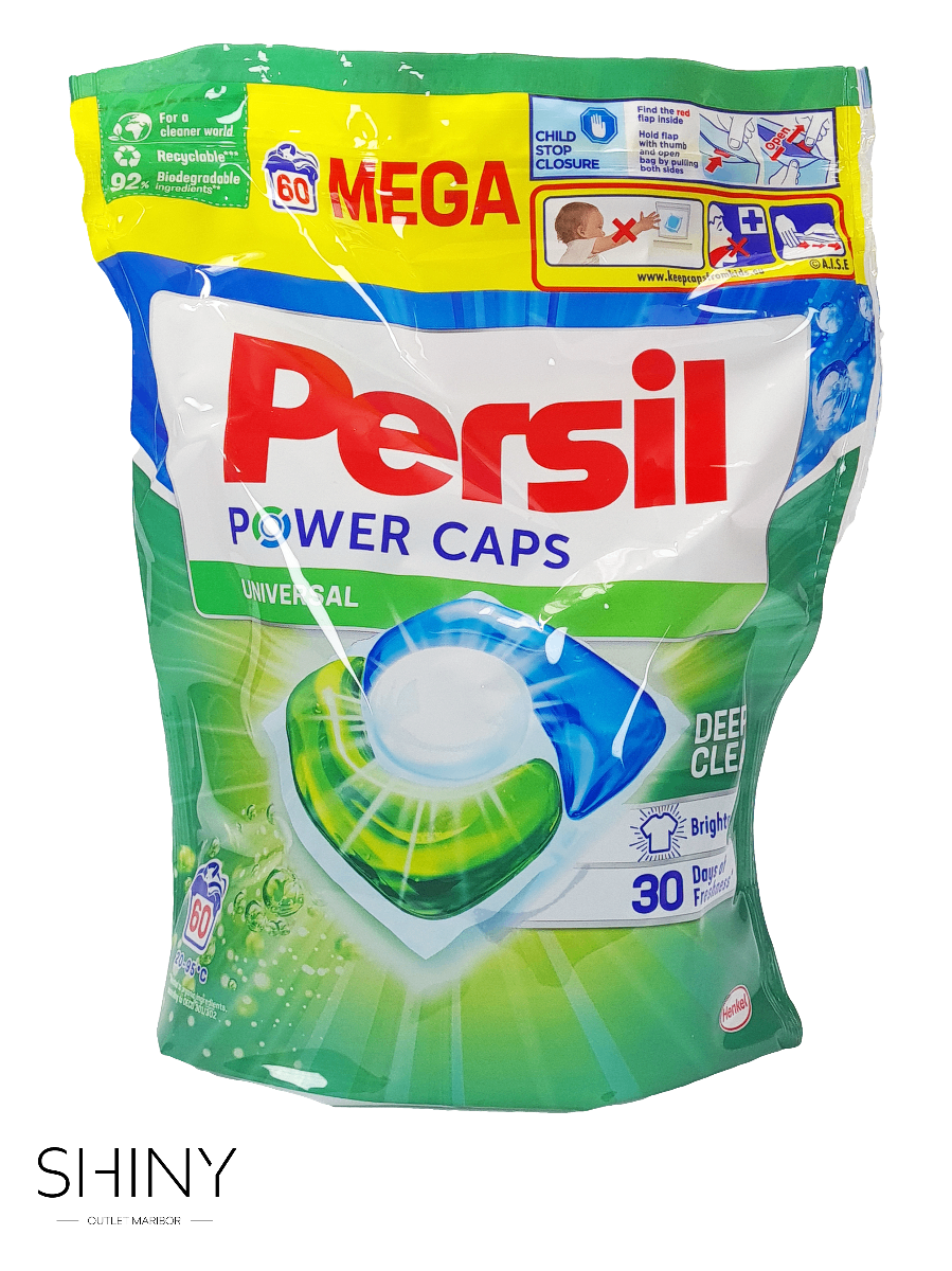Persil kapsule za perilo očistijo in zmehčajo vaša oblačila. Več izdelkov na shiny-outlet.si