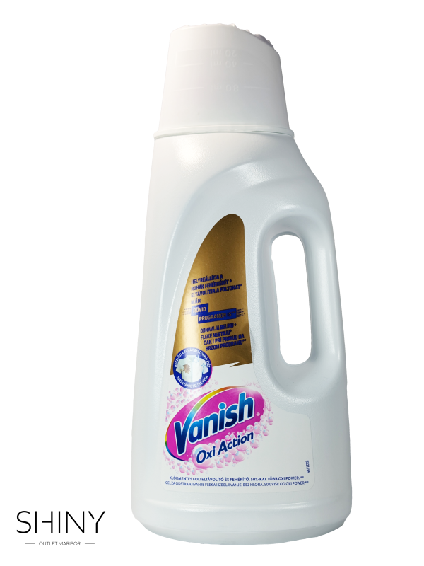 Vanish Oxi Action Gel z močjo aktivnega kisika učinkovito odstranjuje madeže in ohranja živahne barve. Za sveža, čista in sijoča oblačila pri vsakem pranju.