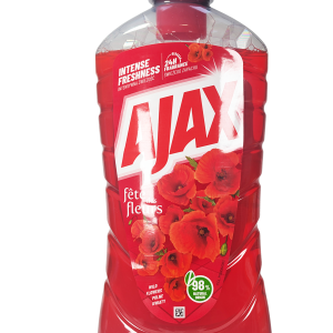 Ajax Fête des Fleurs Wild Flowers (1000 ml) – naravno čistilo z vonjem divjih cvetov in 24-urno svežino. Učinkovito čisti in vrača površinam naraven sijaj.