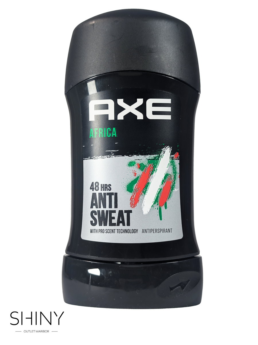 Najugodnejša ponudla Axe izdelkov samo na shiny-outlet.si. Geli za tuširanje, deodoranti v spreju in deodoranti v stiku, vse za moško nego.