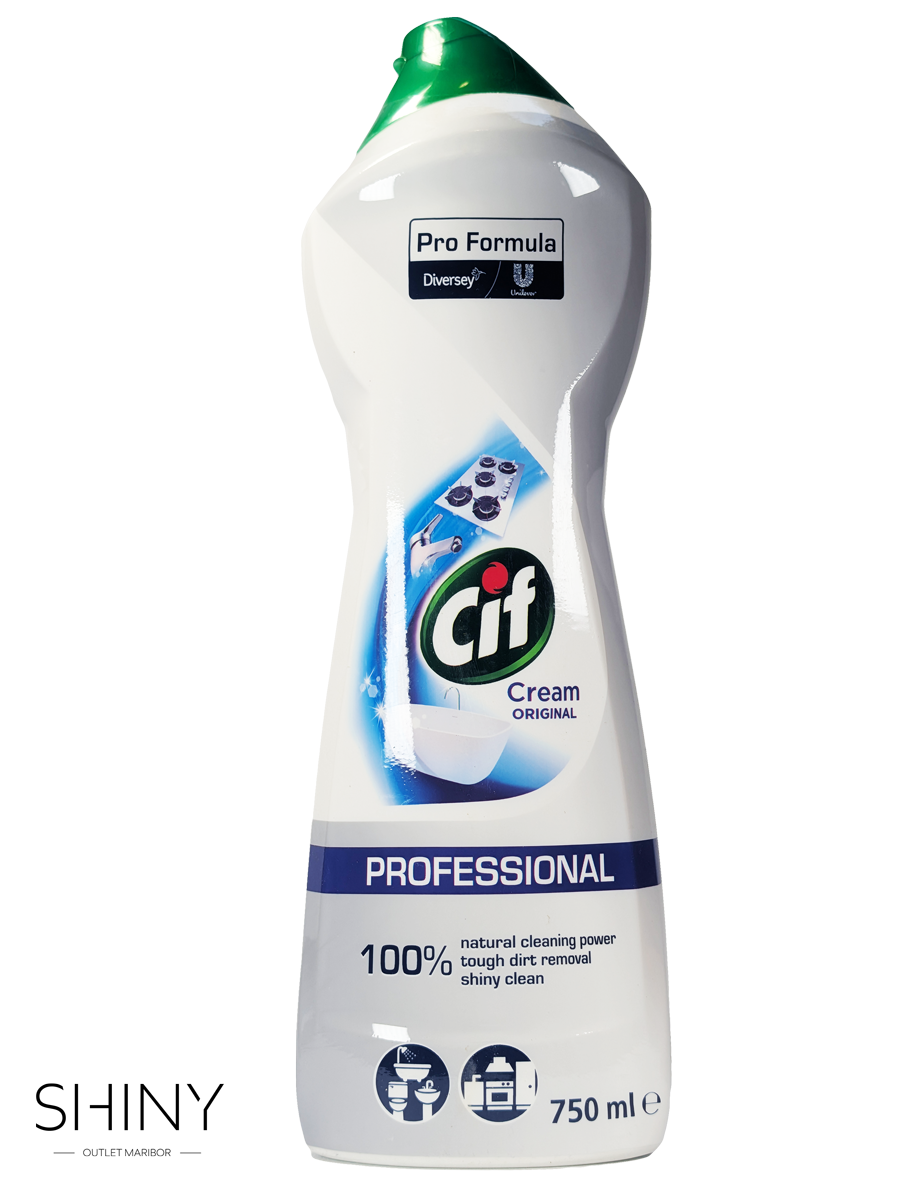 Cif Cream odstrani trdovratno umazanijo in povrne sijaj površinam – več ugodnih nakupov na shiny-outlet.si