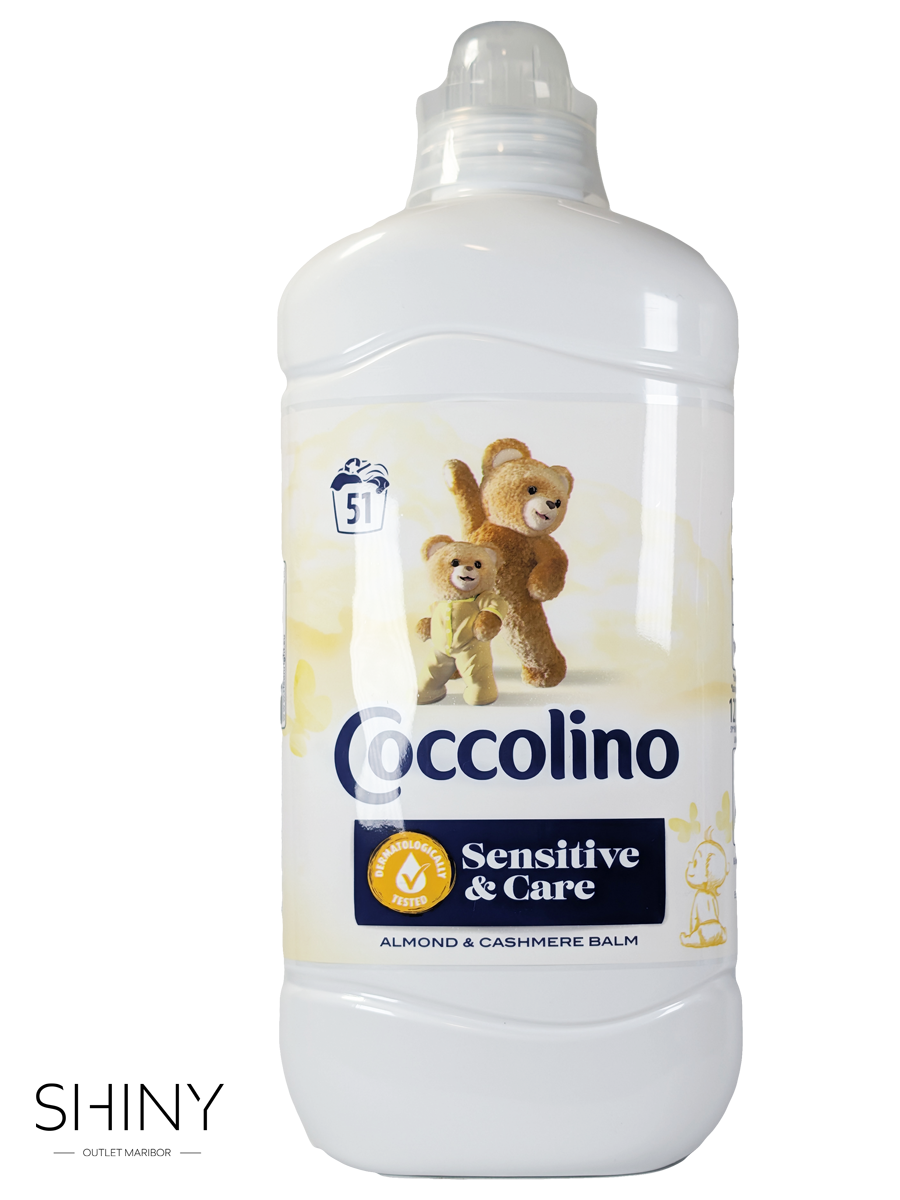 Mehčalci Coccolino poskrbijo za mehka, dišeča oblačila in dolgotrajno svežino perila. Več na shiny-outlet.si