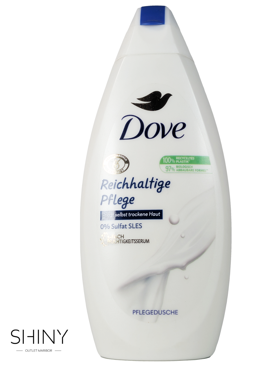 Dove gel za tuširanje z vlažilno kremno formulo neguje in mehča kožo, hkrati pa jo ovije v prijeten vonj. Za gladko in navlaženo kožo po vsakem tuširanju.