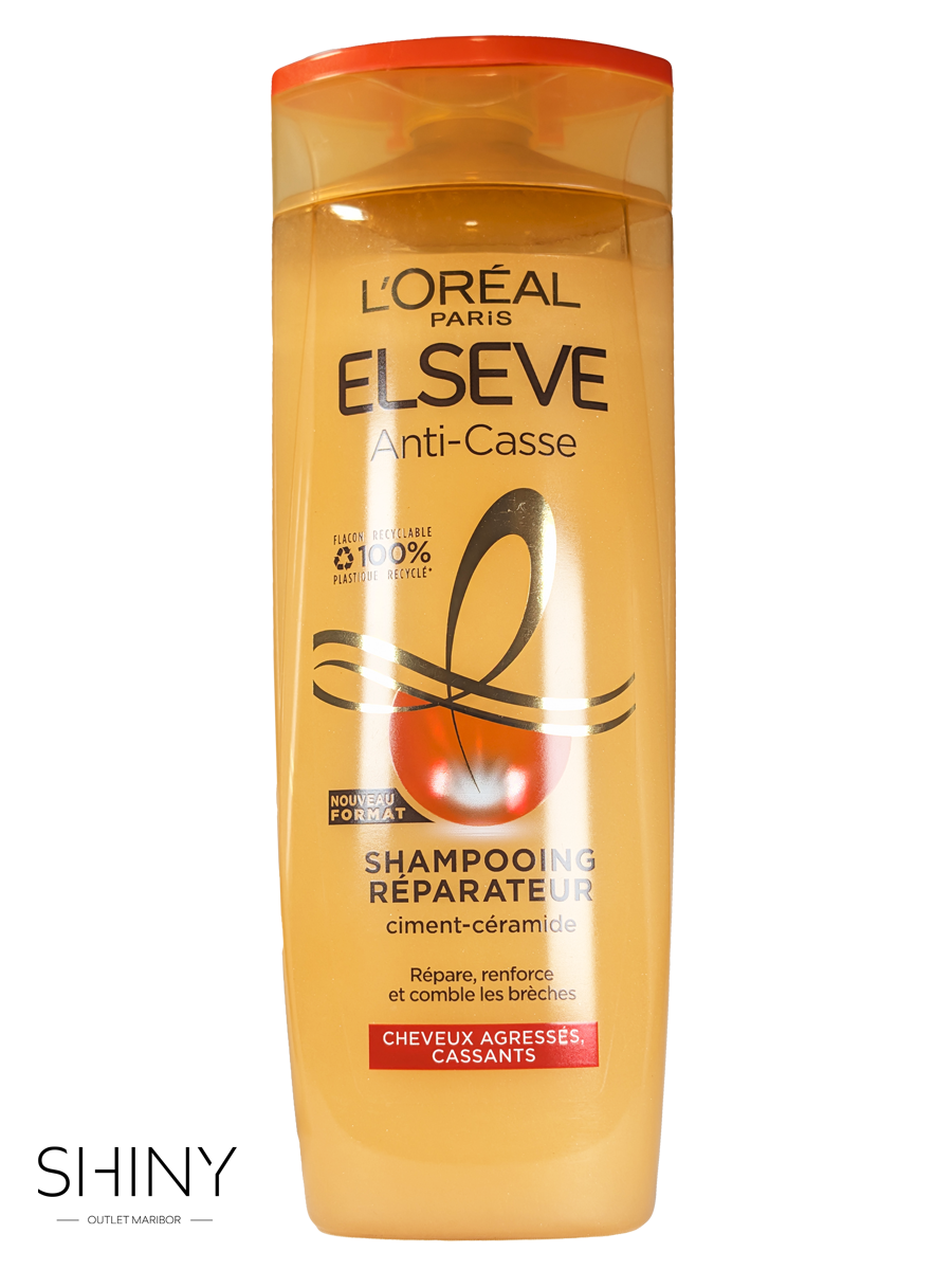 Elseve šampon zagotavlja globinsko nego in obnovo las. Obogaten z vitamini in hranilnimi sestavinami, poskrbi za mehke, sijoče in močne lase vsak dan.