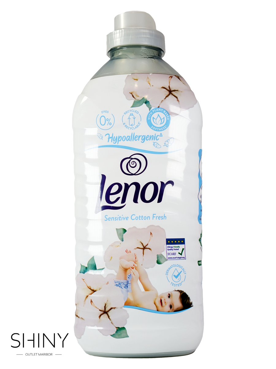 Lenor mehčalci vašemu perilu podarijo svilnato mehkobo in dolgotrajno svežino. Izberite svojo najljubšo dišavo na shiny-outlet.si.