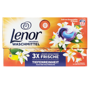 Lenor kapsule za pranje 3v1 poskrbijo za čisto, mehko in sveže perilo z neustavljivim vonjem. Ugodne cene vas čakajo na shiny-outlet.si.