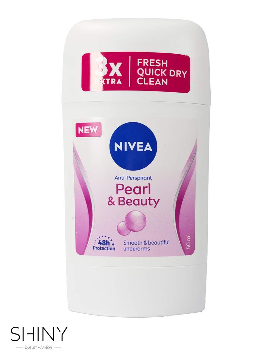 Nivea deodorant v sticku. 48-urna zaščita pred potenjem in neprijetnim vonjem. Svežina in nega kože skozi ves dan. Dermatološko preizkušen.